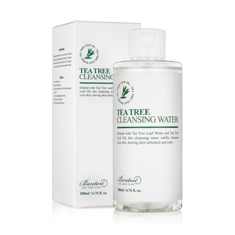 demachiant-cu-70pct-apa-din-frunze-de-arbore-de-ceai-200ml-benton.jpg Benton Tea Tree Cleansing Water - Image 1