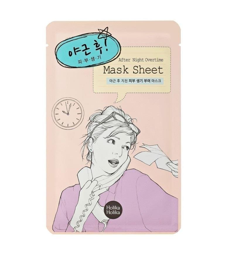 masca-after-revitalizanta-holika-holika.jpg After Mask Sheet - After Working Overtime - Holika Holika - Image 1