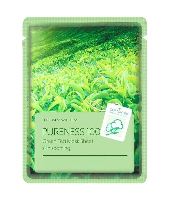 masca-cu-efect-calmant-pureness-100-cu-ceai-verde-tonymoly.jpg Pureness 100 Greentea Mask - TONYMOLY - Image 1