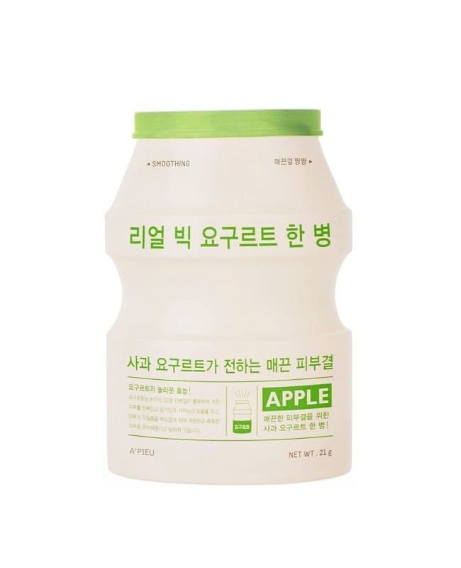 masca-faciala-cu-extract-din-iaurt-si-mere-apieu.jpg A'PIEU Real Big Yogurt One-Bottle (Apple) - Image 1