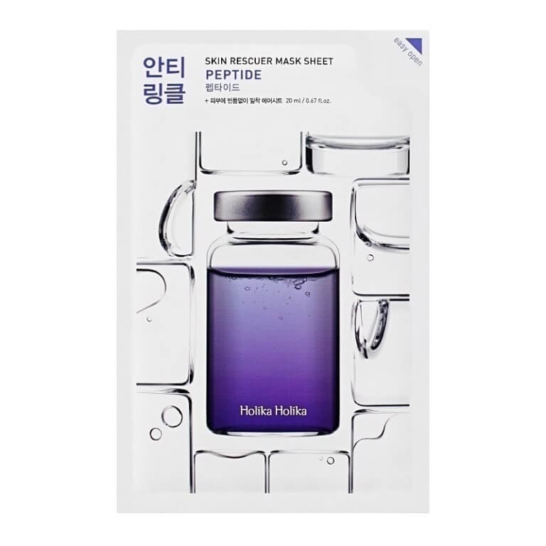 masca-hidratanta-cu-peptide-holika-holika.jpg Skin Rescuer Mask Sheet, Peptide - Holika Holika - Image 1