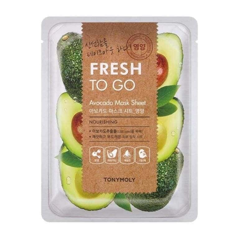 masca-hranitoare-cu-avocado-fresh-to-go-25g-tonymoly.jpg Fresh To Go Mask Sheet - Avocado - TONYMOLY - Image 1