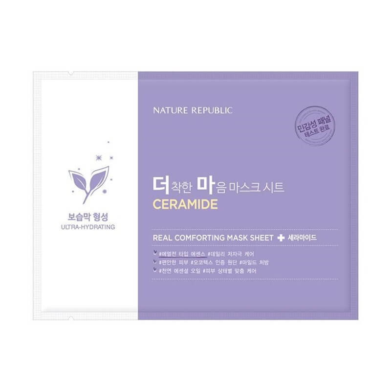 masca-ultra-hidratanta-cu-ceramide-24g-nature-republic.jpg Nature Republic Real Comforting Mask Sheet Ceramide - Image 1