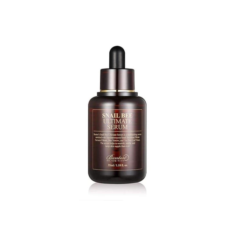 serum-hranitor-cu-secretie-de-melc-si-venin-de-albina-35ml-benton.jpg Benton Snail Bee Ultimate Serum - Image 1