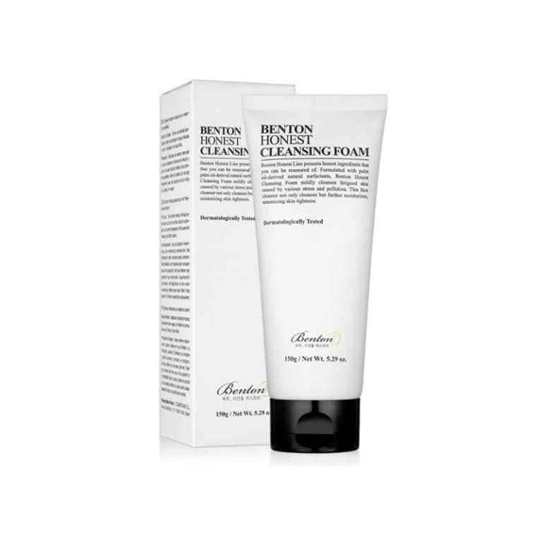 spuma-pentru-curatare-faciala-cu-extract-de-centella-asiatica-150g-benton.jpg Benton Honest Cleansing Foam - Image 1